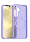 Mey İthalat®  Samsung Galaxy S25 FE Jota Magsafe Kapak - Lila