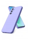 Mey İthalat®  Samsung Galaxy S25 FE Nano içi Kadife Silikon - Lila