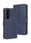 Mey İthalat®  Samsung Galaxy S25 FE Trend S Plus Kapaklı Kılıf - Lacivert