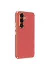 Mey İthalat®  Samsung Galaxy S25 FE Volet Silikon - Kırmızı