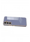 Mey İthalat®  Samsung Galaxy S25 FE Volet Silikon - Mavi