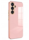 Mey İthalat®  Samsung Galaxy S25 FE Volet Silikon - Pembe
