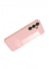 Mey İthalat®  Samsung Galaxy S25 FE Volet Silikon - Pembe