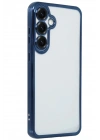 Mey İthalat®  Samsung Galaxy S25 Kılıf  Lensli Silikon - Lacivert