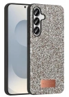 Mey İthalat®  Samsung Galaxy S25 Plus Bright Simli Kapak - Gold