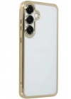 Mey İthalat®  Samsung Galaxy S25 Plus Kılıf  Lensli Silikon - Gold