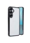 Mey İthalat®  Samsung Galaxy S25 Plus Kılıf  Lensli Silikon - Siyah