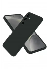 Mey İthalat®  Samsung Galaxy S25 Plus Kılıf Nano içi Kadife Silikon - Siyah