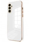 Mey İthalat®  Samsung Galaxy S25 Plus Kılıf Volet Silikon - Beyaz