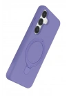 Mey İthalat®  Samsung Galaxy S25 Regal Magsafe Standlı Kapak - Lila