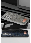 Mey İthalat®  Samsung Galaxy S25 Ultra Bright Simli Kapak - Derin Mor