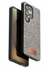 Mey İthalat®  Samsung Galaxy S25 Ultra Bright Simli Kapak - Gold