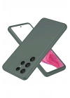 Mey İthalat®  Samsung Galaxy S25 Ultra Kılıf First Silikon - Koyu Yeşil