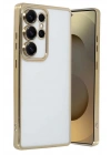 Mey İthalat®  Samsung Galaxy S25 Ultra Kılıf  Lensli Silikon - Gold