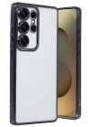 Mey İthalat®  Samsung Galaxy S25 Ultra Kılıf  Lensli Silikon - Siyah