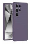 Mey İthalat®  Samsung Galaxy S25 Ultra Kılıf Nano içi Kadife Silikon - Mor