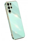 Mey İthalat®  Samsung Galaxy S25 Ultra Kılıf Volet Silikon - Açık Yeşil
