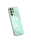 Mey İthalat®  Samsung Galaxy S25 Ultra Kılıf Volet Silikon - Açık Yeşil