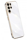 Mey İthalat®  Samsung Galaxy S25 Ultra Kılıf Volet Silikon - Beyaz