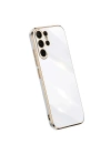 Mey İthalat®  Samsung Galaxy S25 Ultra Kılıf Volet Silikon - Beyaz