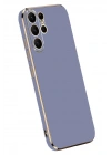 Mey İthalat®  Samsung Galaxy S25 Ultra Kılıf Volet Silikon - Mavi