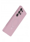 Mey İthalat®  Samsung Galaxy S25 Ultra Regal Magsafe Standlı Kapak - Açık Pembe