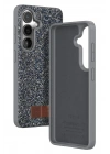 Mey İthalat®  Samsung Galaxy S26 Bright Simli Kapak - Gümüş