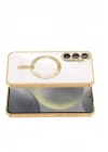 Mey İthalat®  Samsung Galaxy S26 Kross Magneticsafe Kapak - Gold