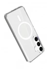 Mey İthalat®  Samsung Galaxy S26 Magneticsafe Şeffaf Silikon - Şeffaf