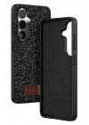 Mey İthalat®  Samsung Galaxy S26 Plus Bright Simli Kapak - Siyah