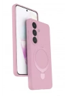 Mey İthalat®  Samsung Galaxy S26 Plus Regal Magsafe Standlı Kapak - Açık Pembe