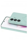 Mey İthalat®  Samsung Galaxy S26 Plus Regal Magsafe Standlı Kapak - Su Yeşili