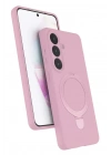 Mey İthalat®  Samsung Galaxy S26 Regal Magsafe Standlı Kapak - Açık Pembe