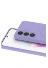 Mey İthalat®  Samsung Galaxy S26 Regal Magsafe Standlı Kapak - Lila