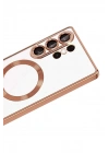 Mey İthalat®  Samsung Galaxy S26 Ultra Kross Magneticsafe Kapak - Çöl Titanyum