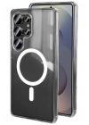 Mey İthalat®  Samsung Galaxy S26 Ultra Magneticsafe Şeffaf Silikon - Şeffaf