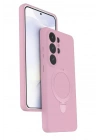 Mey İthalat®  Samsung Galaxy S26 Ultra Regal Magsafe Standlı Kapak - Açık Pembe