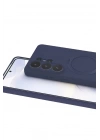 Mey İthalat®  Samsung Galaxy S26 Ultra Regal Magsafe Standlı Kapak - Lacivert