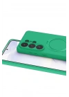 Mey İthalat®  Samsung Galaxy S26 Ultra Regal Magsafe Standlı Kapak - Yeşil