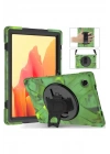 Mey İthalat®  Samsung Galaxy T220 Tab A7 Lite 8.7 Kılıf Amazing Tablet Kapak - Kamuflaj