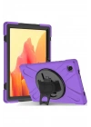 Mey İthalat®  Samsung Galaxy T220 Tab A7 Lite 8.7 Kılıf Amazing Tablet Kapak - Mor