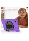 Mey İthalat®  Samsung Galaxy T220 Tab A7 Lite 8.7 Kılıf Amazing Tablet Kapak - Mor