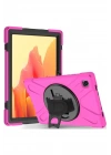 Mey İthalat®  Samsung Galaxy T220 Tab A7 Lite 8.7 Kılıf Amazing Tablet Kapak - Pembe