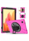 Mey İthalat®  Samsung Galaxy T220 Tab A7 Lite 8.7 Kılıf Amazing Tablet Kapak - Pembe