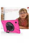 Mey İthalat®  Samsung Galaxy T220 Tab A7 Lite 8.7 Kılıf Amazing Tablet Kapak - Pembe