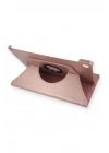 Mey İthalat®  Samsung Galaxy T500 Tab A7 10.4 Kılıf 360 Tablet Deri Kılıf - Rose Gold