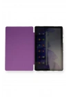 Mey İthalat®  Samsung Galaxy T970 Tab S7 Plus 12.4 Kılıf Tablet Smart Kılıf - Mor
