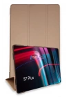 Mey İthalat®  Samsung Galaxy T970 Tab S7 Plus 12.4 Kılıf Tablet Smart Kılıf - Rose Gold