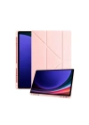 Mey İthalat®  Samsung Galaxy Tab A11 Plus Kalemlikli Mars Tablet Kılıfı - Rose Gold