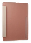 Mey İthalat®  Samsung Galaxy Tab A9 Plus Kılıf Kalemlikli Mars Tablet Kılıfı - Rose Gold